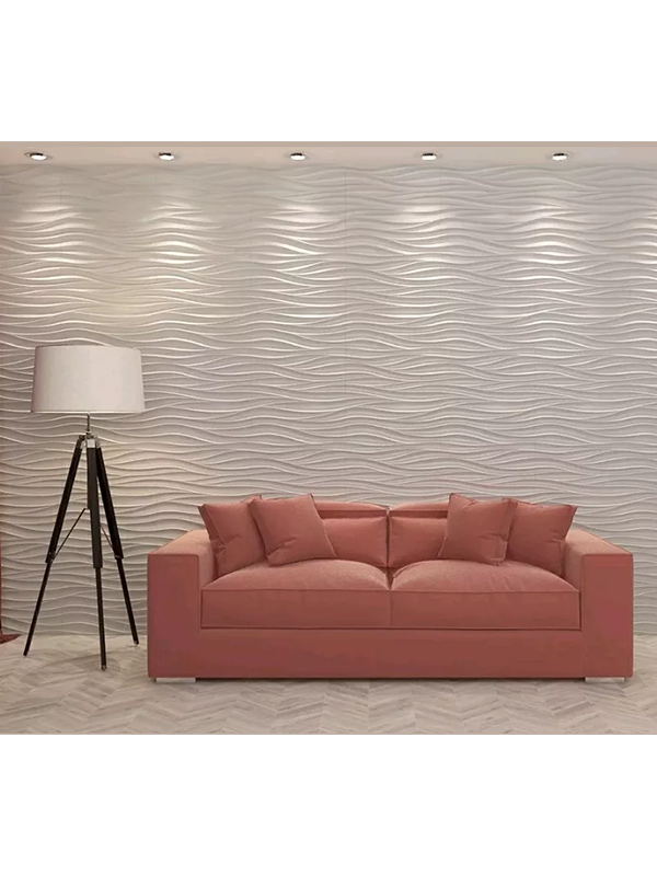 Molde de poliuretano Para Fabricar Panel De ondas 3d Para Pared Yeso