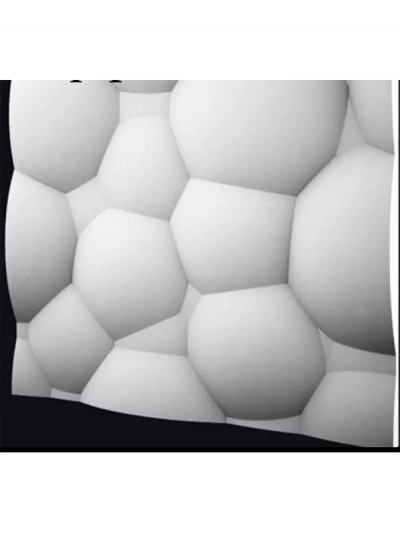 Panel Molde Silicon Para Yeso En 3d Decoración Burbuja