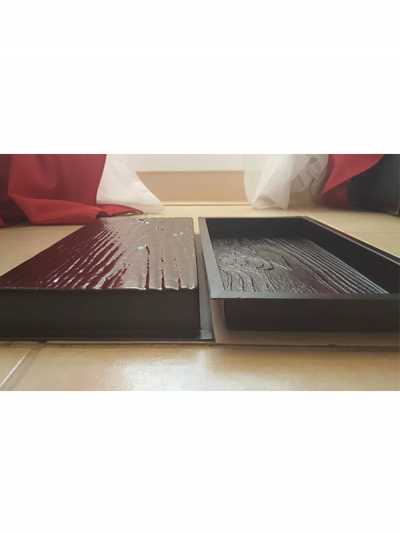 Molde Madera Plástico Pared Tabla Con 3 Vetas Diferentes